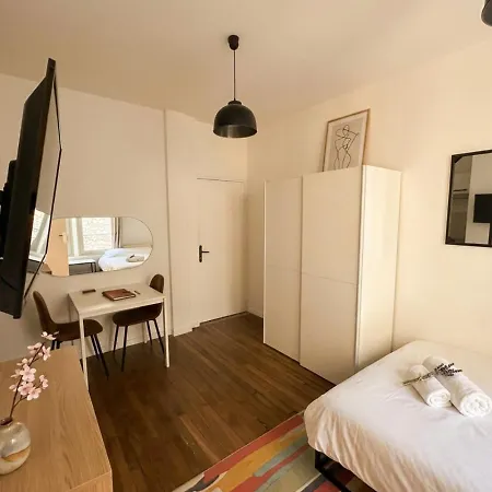 Villeminot, 2 Pers, Gare, Central, Agreable Lägenhet *